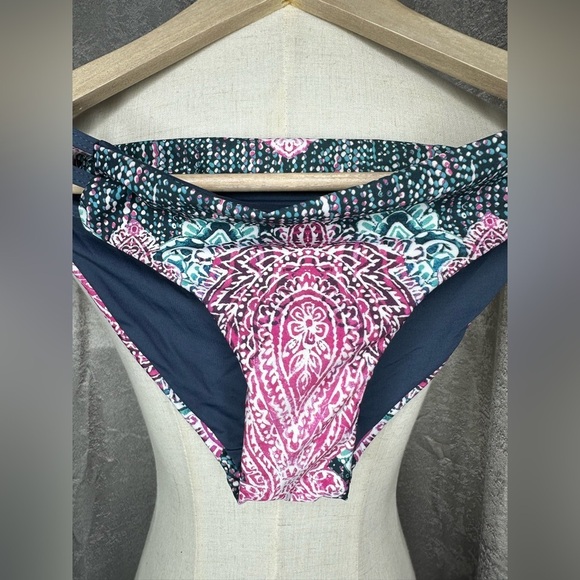 NEW Lucky Brand Women’s Multicolored Boho Paisley Print Bikini Set Sz S - Picture 8 of 12